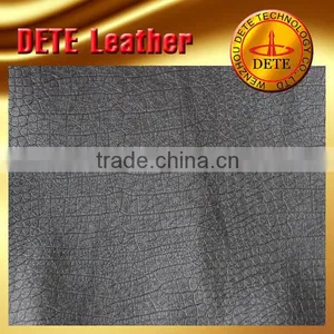 Polish Snake pu Synthetic Leather for Clothes Waterproof Embossed Leather Knitted Backing thumbnail-1