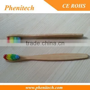 CE&ROSH Approved 100% Biodegradable Environmental Charcoal Bamboo Toothbrush thumbnail-2