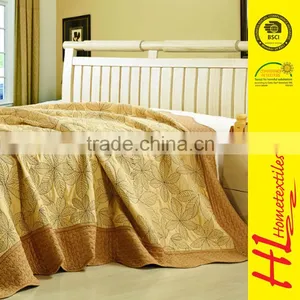 NBHS Welcome OEM Satin Patchwork Quilt Bedspreads thumbnail-1