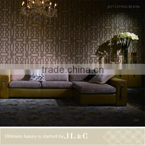 JS17-31+32 The Best Selling Tassels White Leather Sofa, 3 Seats LOUNGE With Oxhide Leather From China Supplier-JL&C Furniture thumbnail-5