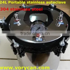 24Liters XFS-280B Stainless Steel Portable Autoclave Sterilizer Sterilization Pressure-cooker thumbnail-1