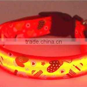 Lovely Christmas Flashing LED Safety Puppy Supplies Collar thumbnail-4