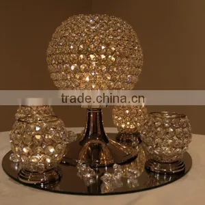 Gold Crystal Candelabra thumbnail-1