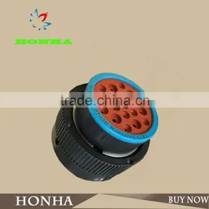 HDP26-24-19SE DEUTSCH PA66 Black Auto 19 Pin Waterproof Connector,sealed Electrical Connector, Auto Wire Harness Connectors thumbnail-1
