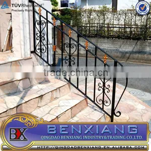 Exterior Stair Wrought Iron Railings thumbnail-1