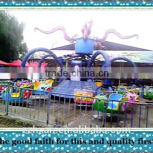 Popular Outdoor Playground Self- Control Rotating Kiddy Rides Big Octopus for Entertainment thumbnail-1