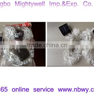 Star LED String Light Twinkle Light Curtain Light Decorative Festival Party Event Accessory Solar Powered Rope Light thumbnail-3