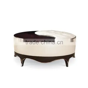 Moroccan Leather Pouf Indian Ottoman Pouf YO7015 thumbnail-1