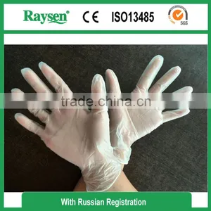 High Quality Clear Vinyl PVC Gloves Powdered or Powder Free With CE/ISO thumbnail-5