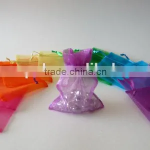 Popular Use for Wedding Congratulation Orgnaza Bag,wedding Gift Bag,small Drawstring Organza Gift Bags thumbnail-5