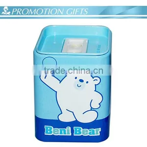 Hot Saling Cosmetic Tin Box Pencil Sharpener as Promotional Gifts thumbnail-1