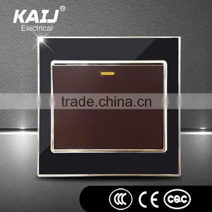 Acrylic Plate Wall Mounted Electric Light Multi Function Gang Switch Socket for Hotel thumbnail-1