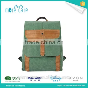 Men's Trendy Vintage Canvas Backpack thumbnail-1