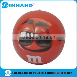 Customised Hot Sale Red Pvc Inflatable Mr.bean Beach Ball/water Ball thumbnail-2