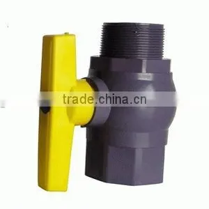 Plastic PVC Octagonal Ball Valve thumbnail-1