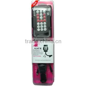 3.5mm FM Transmitter MP3 Car Kit Handsfree for IPhone 5 5S 5C Iphone5 Charger Holder IR Remote Control thumbnail-3
