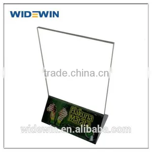 Hot Selling Clear Acrylic Table Menu Holder,table Stand thumbnail-1