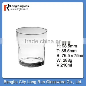 LongRun 210ml Different Shape Handmade Drinking Glass Cup Homeuse Glassware Whoesale thumbnail-1