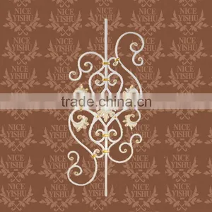 Wrought Iron Parts for Staircase Fence Railings With Scrolls thumbnail-3