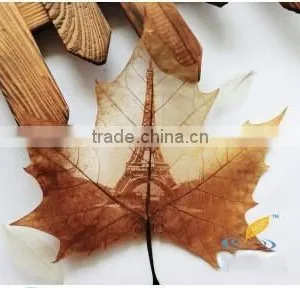 Natural Leaf Carving Picture - Mona Lisa Smile * Foreign Affairs Gifts * World Famous Paintings thumbnail-5
