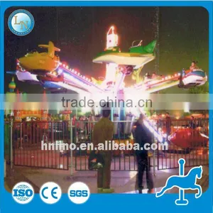 Gold Supplier Kids Outdoor Playground Airplane Amusement Rides Self Control Plane Ride for Sale thumbnail-5