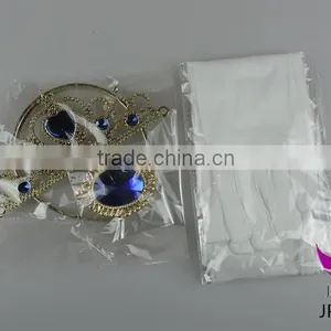 Princess Cosplay Tiara Gloves Glove Crown Suit thumbnail-2