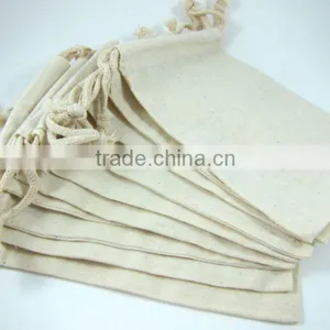 Wholesale Special Packaging Style Fashionable Muslin Handbag Drawstring Bag thumbnail-4
