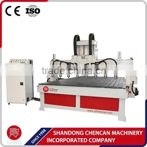 Multi Head CNC Router for Cylinder Wood Carving ,milling From China Factory Direct thumbnail-1