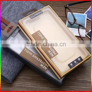 Cusotm Mobile Phone Case Gift Box/hard Paper Box With PVC Lid thumbnail-3