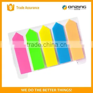 Onzing Good Quality Arrow&strip-type Shaped Sticky Notes With Pet thumbnail-2