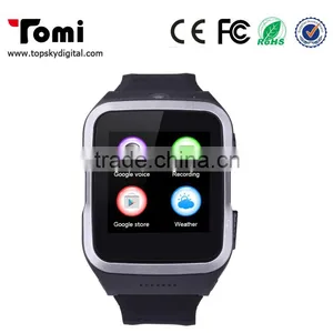 3G Smart Watch S83 Clock Sync Notifier Buit-in Camera Support Sim Card Smartwatch for Apple IPhone Android Phone PK DM365 DZ09 thumbnail-5