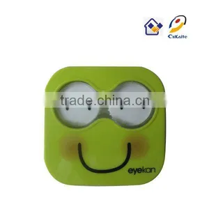 Jewelled Contact Lens Case Yellow Smiling Bud thumbnail-1