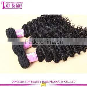 Tangle Free no Shedding Virgin Malaysian Deep Curly Hair Weave Wholesale Cheap Malaysian Hair Extension thumbnail-2