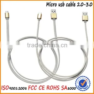Aluminum Foil Shiled OD4.0 Custom Logo High Speed 2.0 Micro Usb Cable thumbnail-6