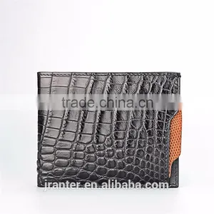 Customize Crocodile Skin Men Wallet With Card Slot Driving Licence Holder Genuine Leather Wallet Manufacturer thumbnail-2