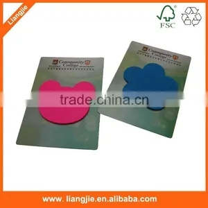Die-cut Green Transparent Star Writing Notepad, Die-cut Star Sticky Memo Pad thumbnail-5