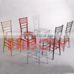 Clear Transparent Colored Wholesale Wedding Party Banquet Resin Chiavari Chair thumbnail-2