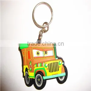 Soft Pvc Car Shape Keychain thumbnail-4