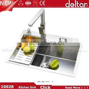 Convenient Southeast Asia/Vietnam Sus201 Handmade Sink With Basket and Knife Shelf thumbnail-1