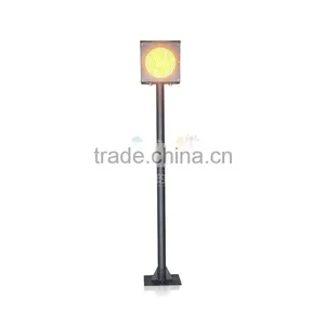200MM Yellow Flashing Light Toll Station Warning Traffic Light Pole thumbnail-1