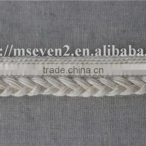 Braided Ribbon Piping Tape, 100% Cotton in 1.6cm thumbnail-3