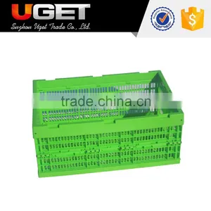 Unique Patent Design Alkali Resistance Foldable Plastic Poultry Crate thumbnail-2