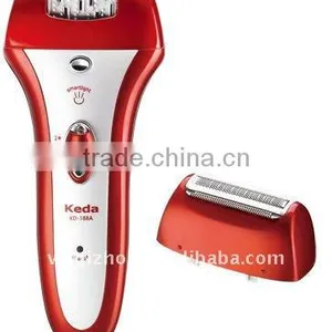 Electrical Rechargeable 2 Heads Ladies Epilator Shaver thumbnail-1