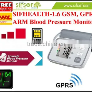 SIFHEALTH-1.6 GSM Blood Pressure Monitor, Irregular Heart Beat, Sends Data Via GPRS thumbnail-1