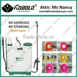 (AG-1220A) HDPE Plastic Knapsack Portable Manual Pump Sprayer 20liter thumbnail-1