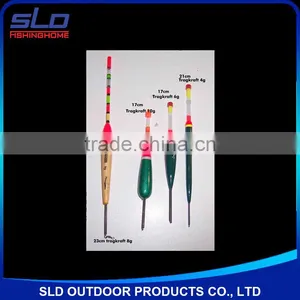 Wooden Fishing Float Set 4pcs Different Size in Blister thumbnail-1