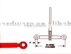 U.S Type Ratchet Type Load Binder With Hooks (rigging Hardware) thumbnail-1