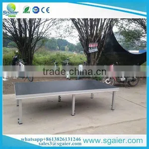 1.22m by 2.44m Portable Simple Stage With 6 Square Legs thumbnail-6