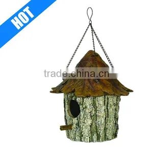 Custom Resin Brown Trea Leaf Birdhouse Whole Sale thumbnail-1