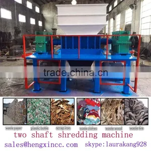 Factory Direct Exporter Waste Rubber and Plastic Shredder thumbnail-1